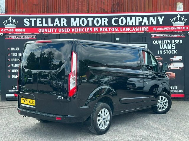 Ford Transit Custom 2020 2.0 280 Ecoblue Limited L1 H1 Euro 6 Ss YM70KLS Black #2