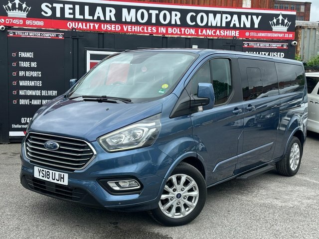Ford Tourneo Custom 2018 2.0 310 Ecoblue Titanium L2 Euro 6 Ss Blue