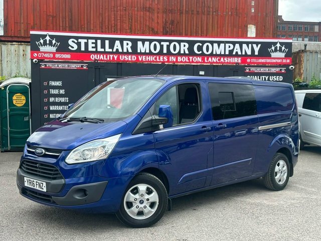 Ford Transit Custom 2016 2.2 Tdci 290 Limited L2 H1 YR16FNZ Blue