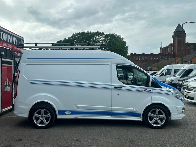 Ford Transit Custom 2.2 Tdci 125Ps 270 Low Roof Limited Van -1 Owner-n Blue #7
