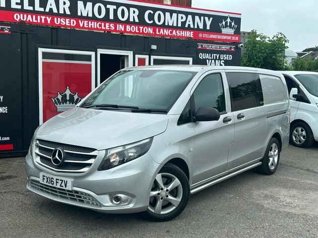 Mercedes-Benz Vito 2016 2.1 119 Cdi Bluetec Sport Crew Van G-tronic Silver