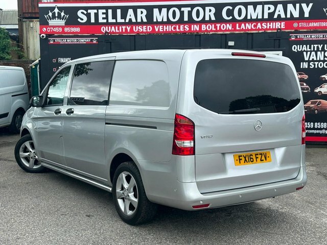 Mercedes-Benz Vito 2016 2.1 119 Cdi Bluetec Sport Crew Van G-tronic Silver #3