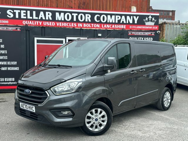 Ford Transit Custom 2020 2.0 300 Ecoblue Limited L1 H1 Euro 6 Ss Grey