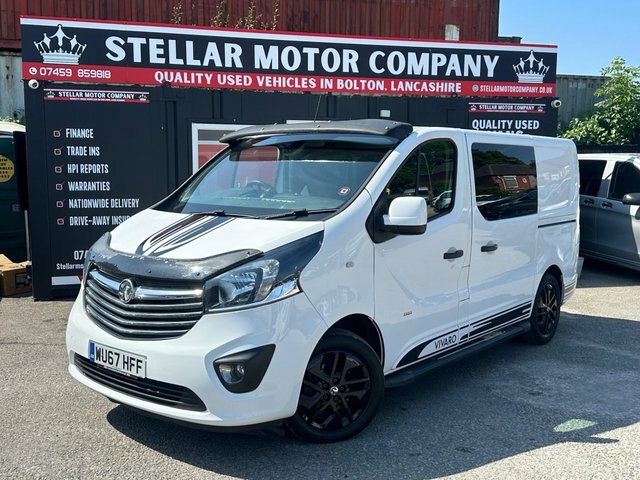 Vauxhall Vivaro 2018 1.6 Cdti 2900 Biturbo Ecotec Limited Edition White