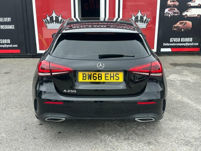 Mercedes-Benz A Class 2019 2.0 A250 Amg Line 7G-dct Euro 6 Ss Black #6
