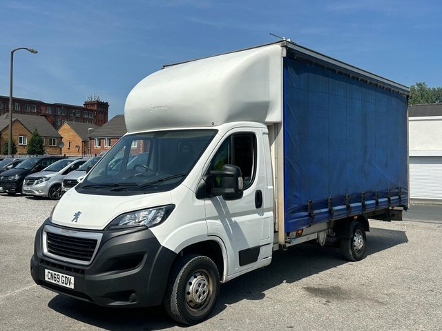 Peugeot Boxer 2020 2.2 Bluehdi 335 Built For Business Curtainsid White
