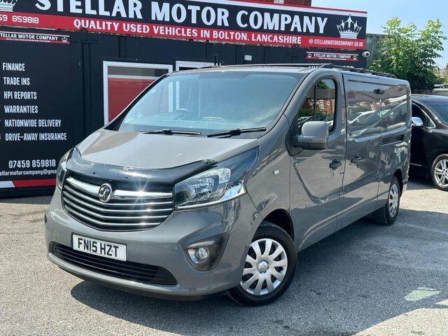 Vauxhall Vivaro 2015 1.6 Cdti 2900 Biturbo Ecoflex Sportive L2 H1 Grey