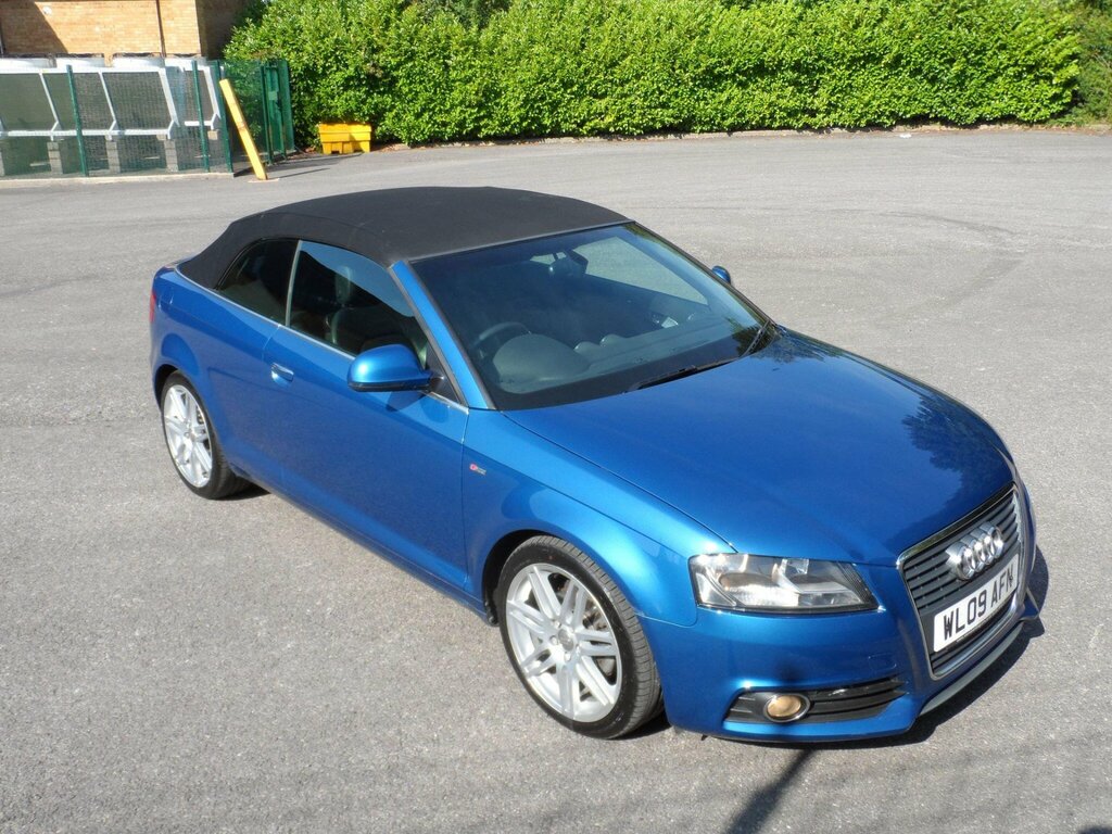 Audi A3 Cabriolet 2.0 Tdi S Line Euro 4 Blue #2