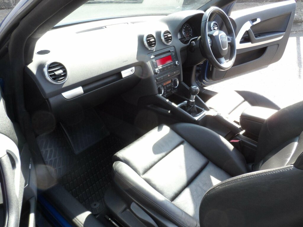 Audi A3 Cabriolet S Line White #12