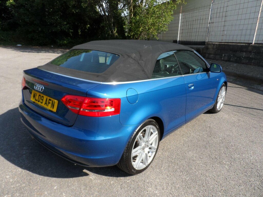 Audi A3 Cabriolet S Line White #10