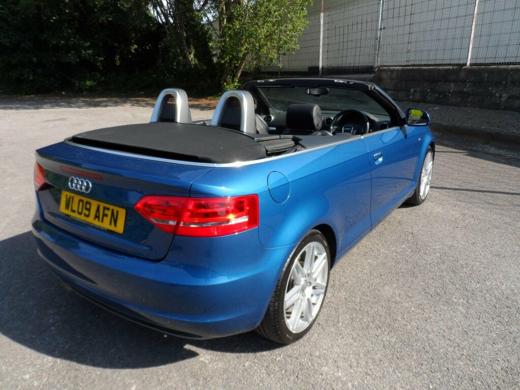 Audi A3 Cabriolet S Line White #9