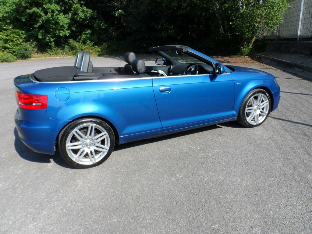 Audi A3 Cabriolet S Line White #18