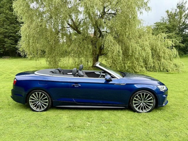 Audi A5 Tdi S Line Convertible Blue