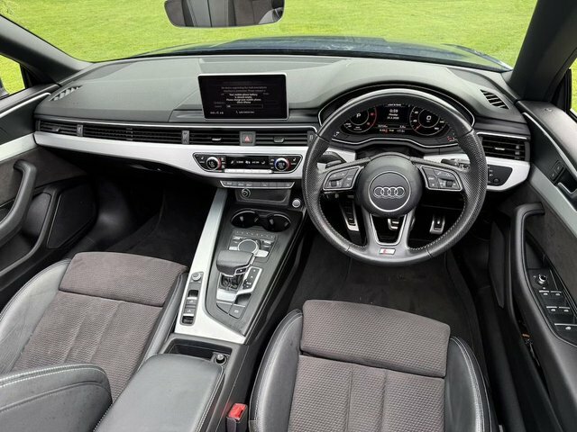 Audi A5 Tdi S Line Convertible Blue #6
