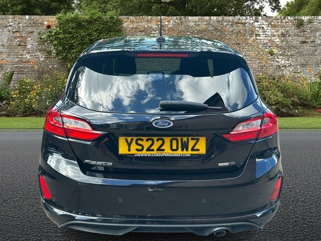 Ford Fiesta Ecoboost Mhev St-line Hatchback YS22OWZ Black #6