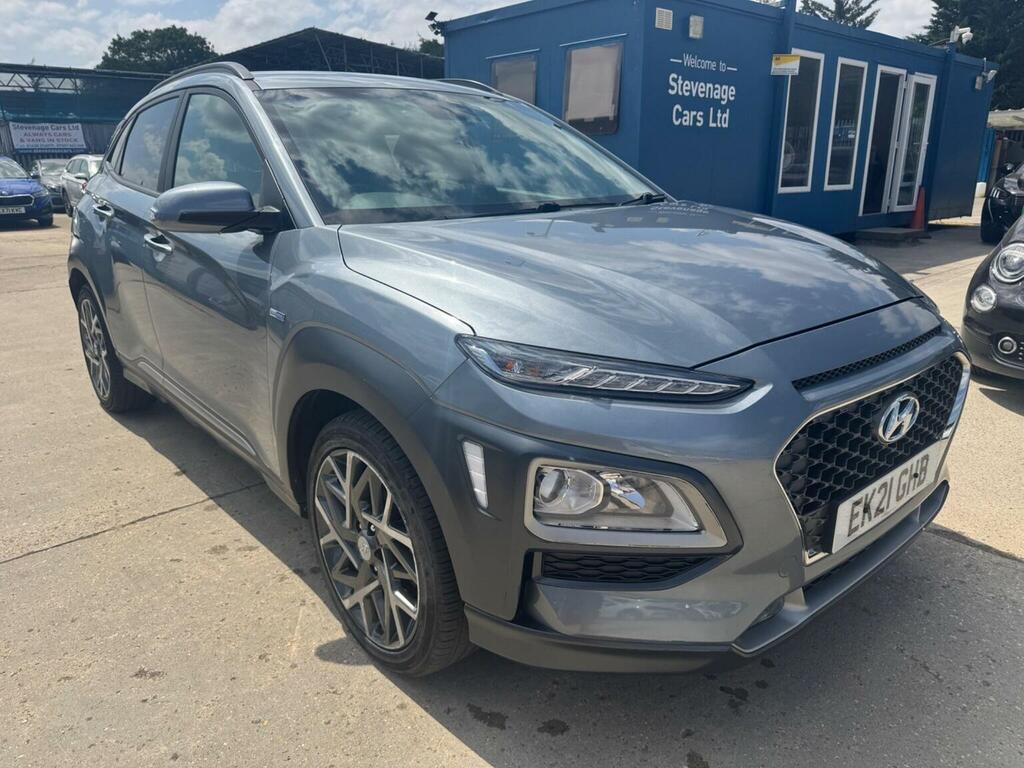 Hyundai Kona Suv 1.6 H-gdi Premium Dct Euro 6 Ss 20212 EK21GHB Silver #3