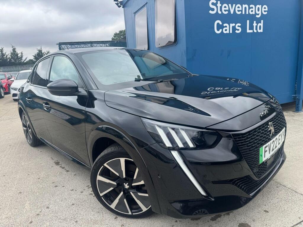 Peugeot e-208 Hatchback 50Kwh Gt 7Kw Charger 202222 Black