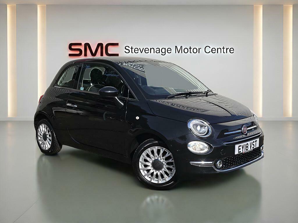 Fiat 500 1.2 Lounge Euro 6 Ss Black