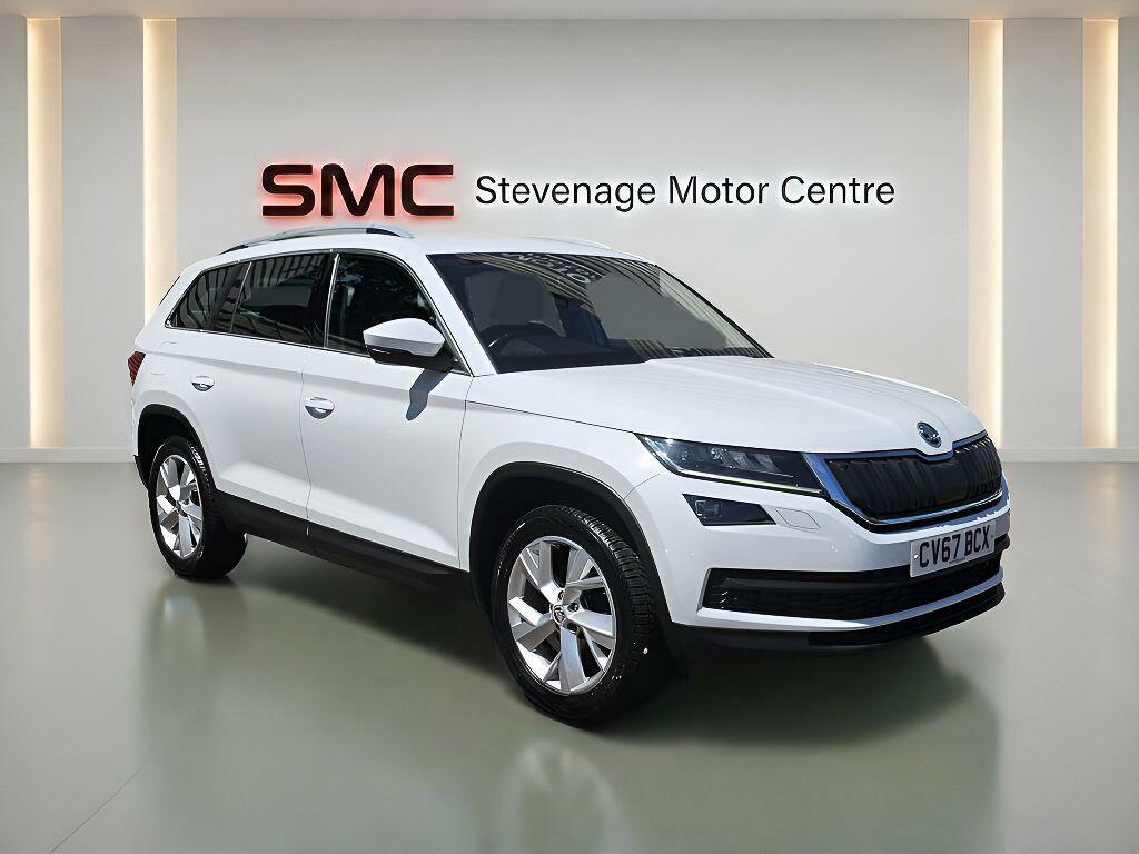 Skoda Kodiaq 1.4 Tsi Act Edition Dsg Euro 6 Ss 5 Seat CV67BCX White #6