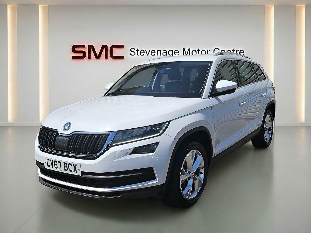 Skoda Kodiaq 1.4 Tsi Act Edition Dsg Euro 6 Ss 5 Seat CV67BCX White #4