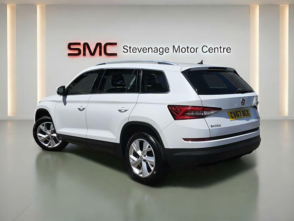 Skoda Kodiaq 1.4 Tsi Act Edition Dsg Euro 6 Ss 5 Seat CV67BCX White #5