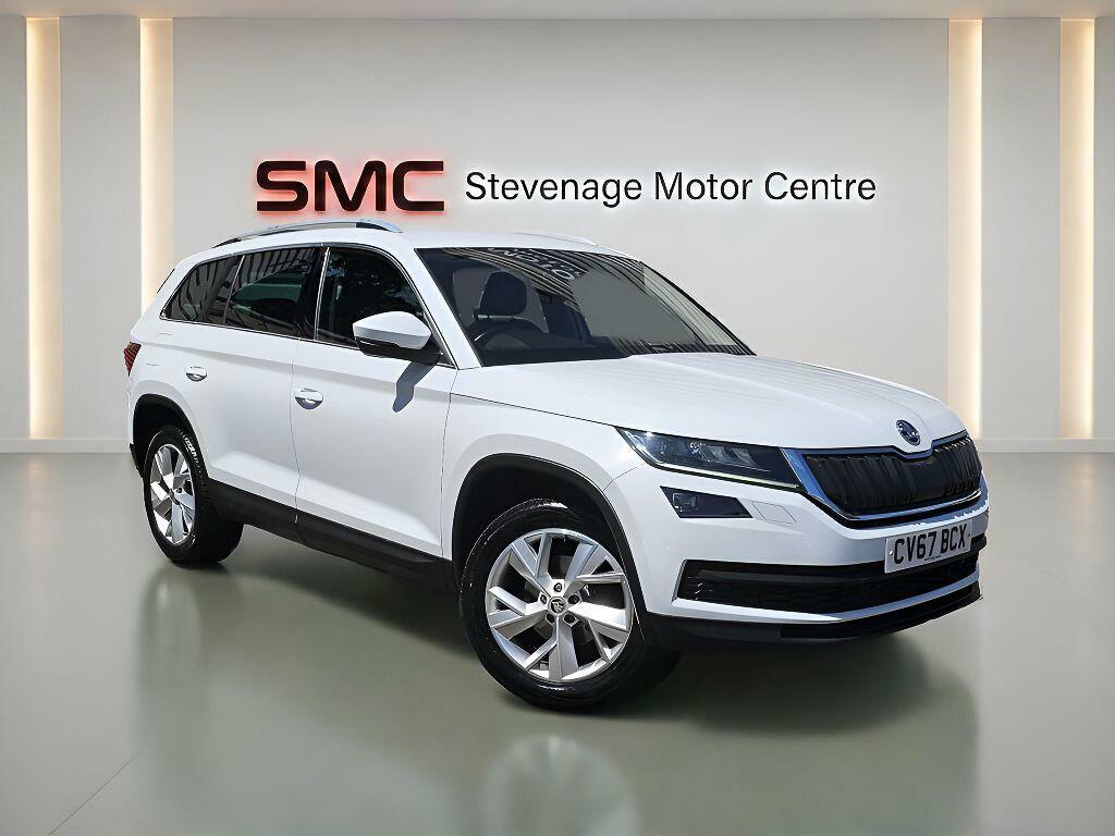 Skoda Kodiaq 1.4 Tsi Act Edition Dsg Euro 6 Ss 5 Seat CV67BCX White