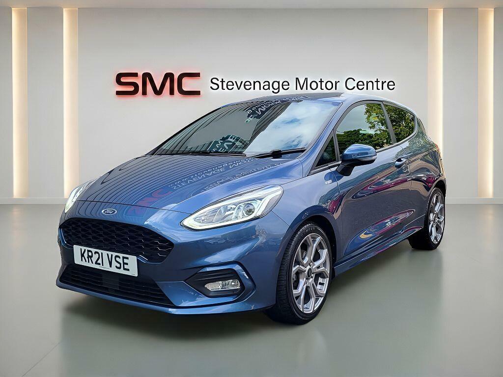 Ford Fiesta 1.0T Ecoboost Mhev St-line Edition Euro 6 Ss KR21VSE Blue #4