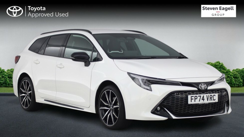 Toyota Corolla 1.8 Vvt-h Gr Sport Touring Sports Cvt Euro 6 Ss FP74VRC White