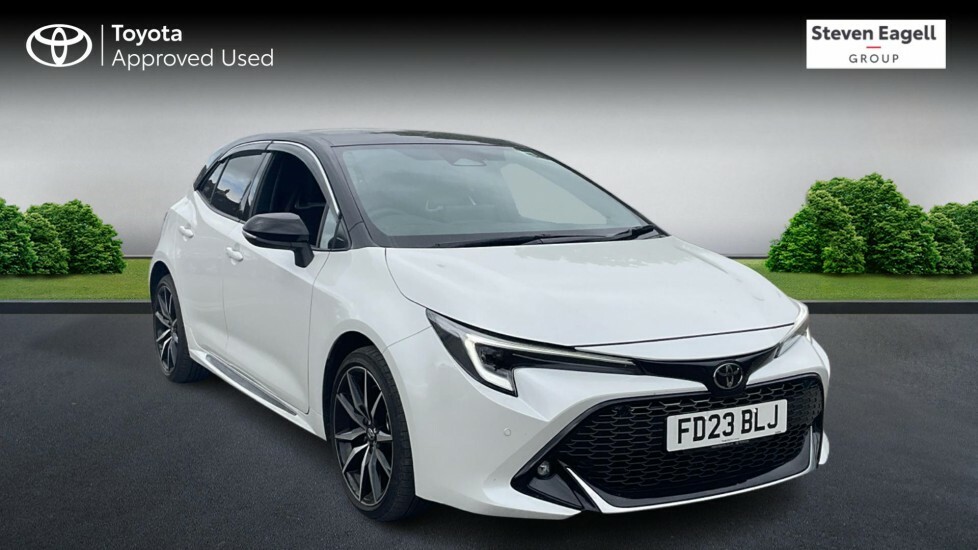 Toyota Corolla 1.8 Vvt-h Gr Sport Hatchback Hybrid Cvt FD23BLJ White