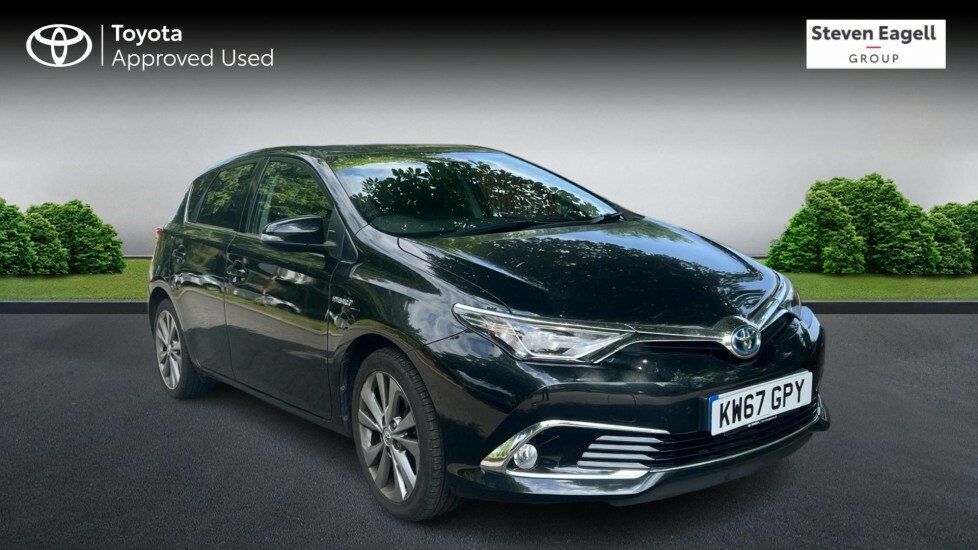 Toyota Auris 1.8 Vvt-h Excel Hatchback Hybrid Cvt Eu KW67GPY Black