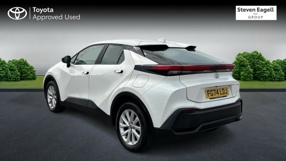 Toyota C-Hr 1.8 Vvt-h Icon Cvt Euro 6 Ss FG74LDJ White #4