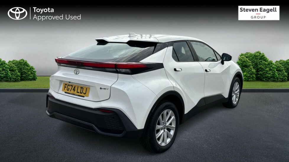 Toyota C-Hr 1.8 Vvt-h Icon Cvt Euro 6 Ss FG74LDJ White #2