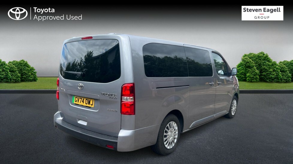 Toyota Proace Verso 50Kwh Shuttle Long Mpv Lwb 9 Seat Silver #2