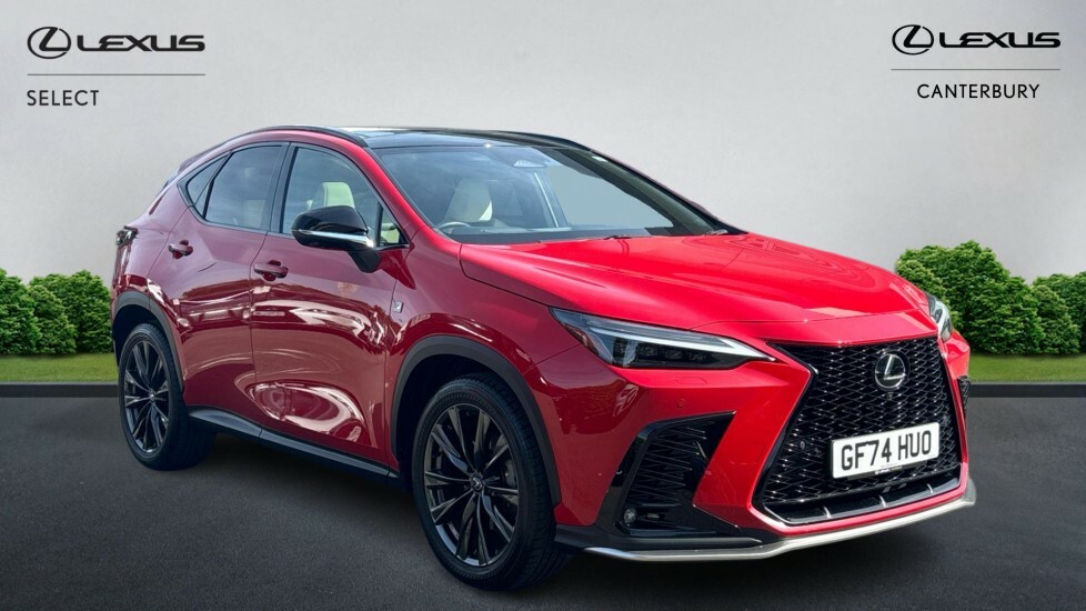 Lexus NX 2.5 350H F Sport Takumi Suv Hybrid E-cv Red