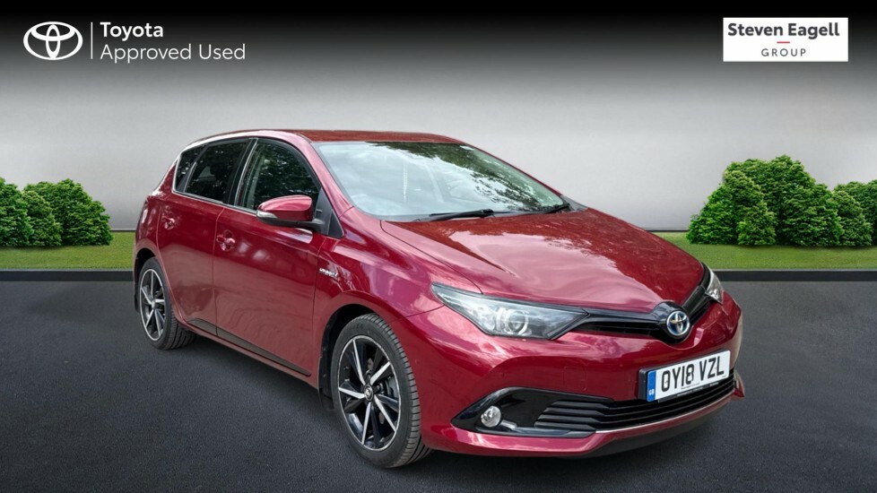 Toyota Auris 1.8 Vvt-h Design Cvt Euro 6 Ss Red