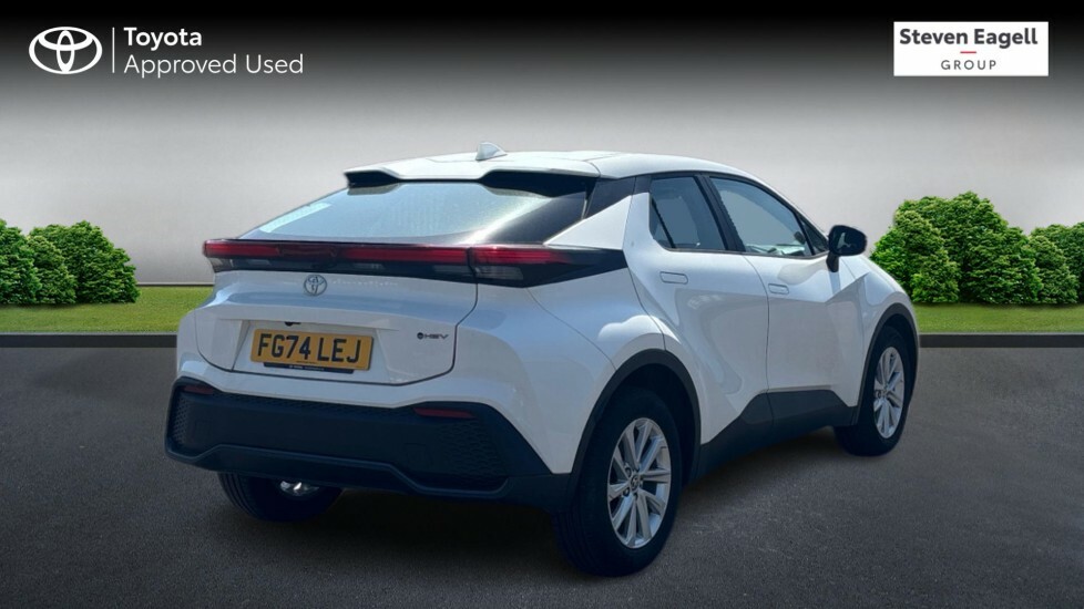 Toyota C-Hr 1.8 Vvt-h Icon Cvt Euro 6 Ss FG74LEJ White #2