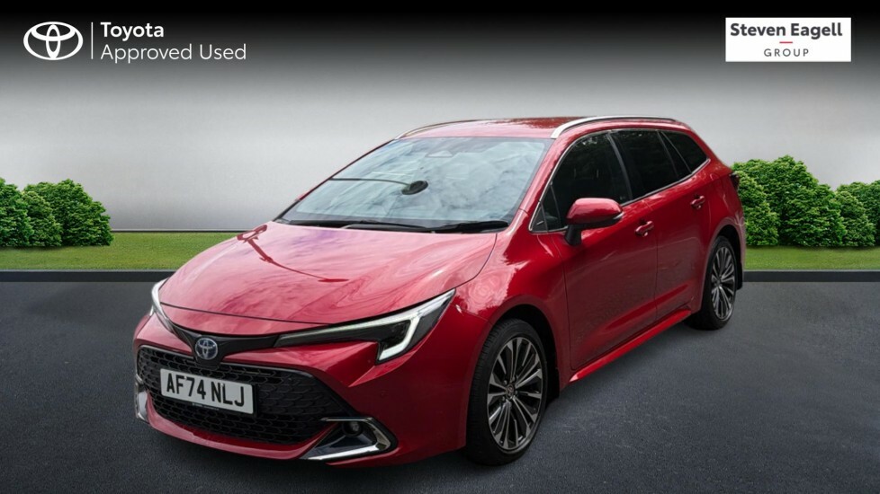 Toyota Corolla 1.8 Vvt-h Design Touring Sports Hybrid AF74NLJ Red #3