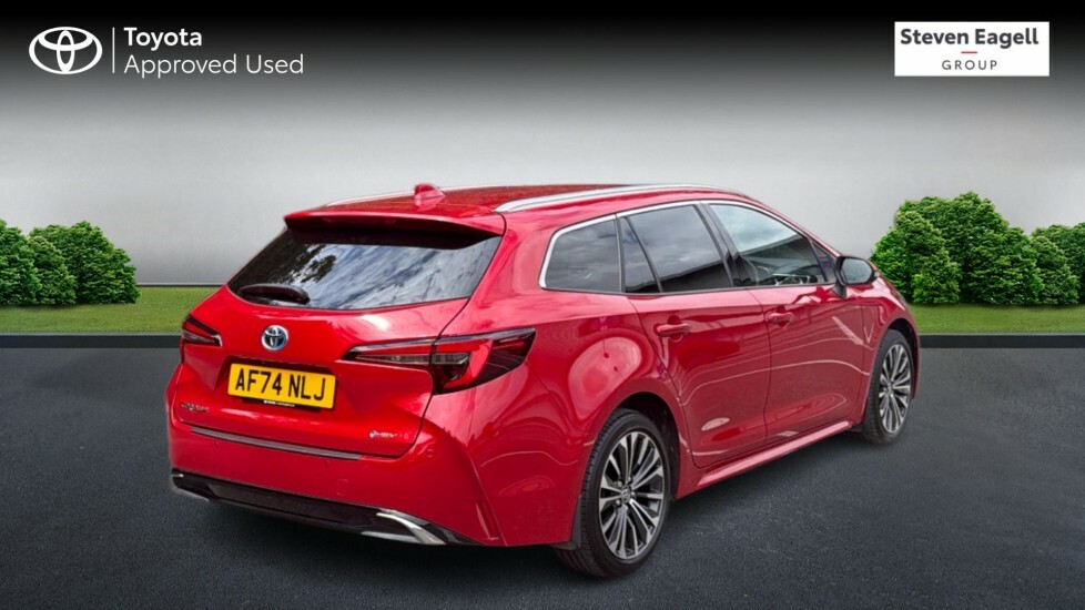 Toyota Corolla 1.8 Vvt-h Design Touring Sports Hybrid AF74NLJ Red #2