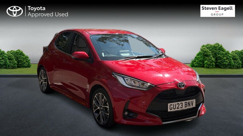 Toyota Yaris 1.5 Vvt-h Excel Hatchback Hybrid E-cvt Red