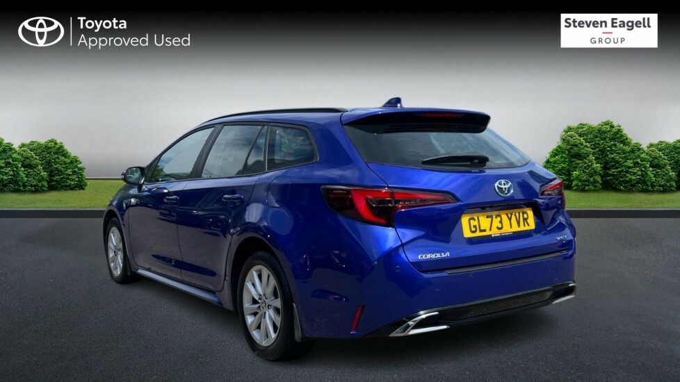 Toyota Corolla 1.8 Vvt-h Icon Touring Sports Cvt Euro 6 Ss GL73YVR Blue #4