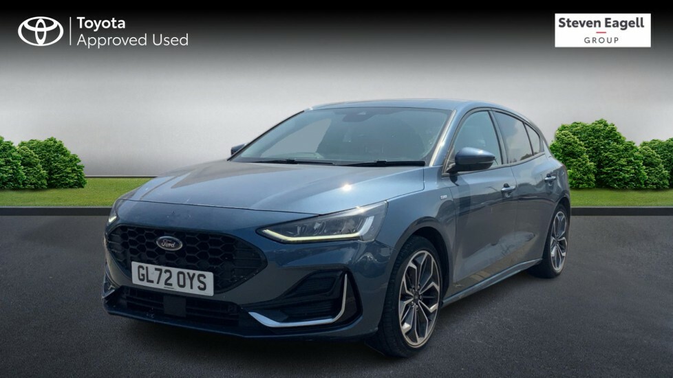 Ford Focus 1.0T Ecoboost Mhev St-line Vignale Hatchback P GL72OYS Blue #3