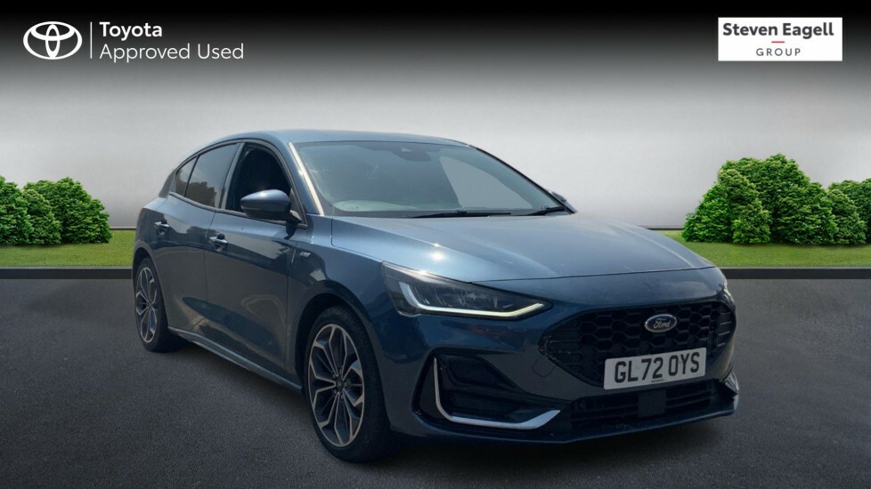 Ford Focus 1.0T Ecoboost Mhev St-line Vignale Hatchback P Blue