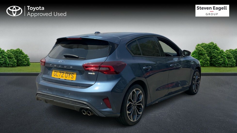 Ford Focus 1.0T Ecoboost Mhev St-line Vignale Hatchback P GL72OYS Blue #2