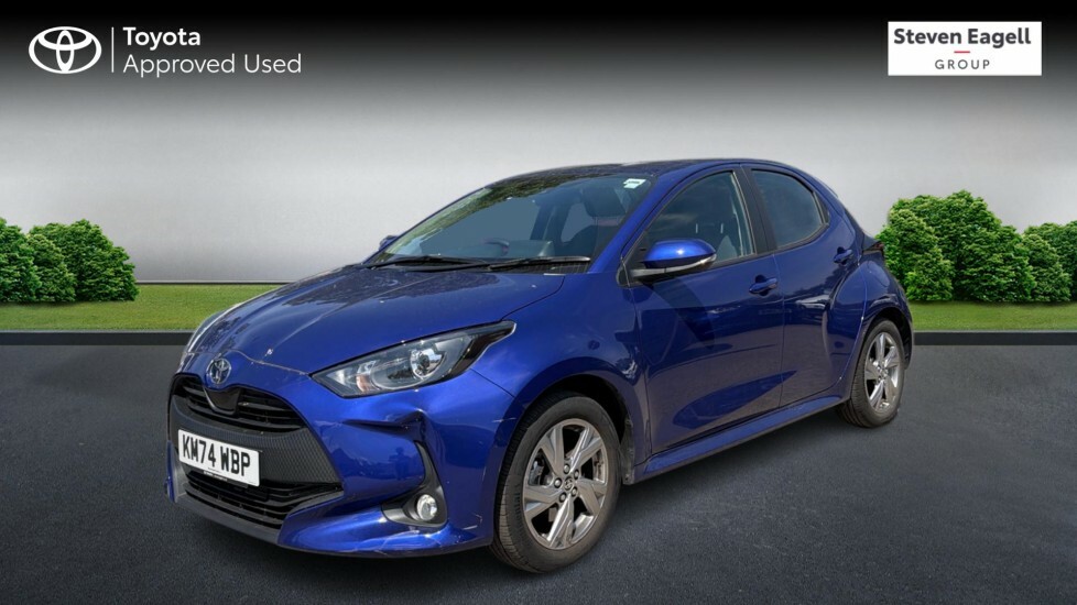 Toyota Yaris 1.5 Vvt-h Icon Hatchback Hybrid E-cvt E KM74WBP Blue #3