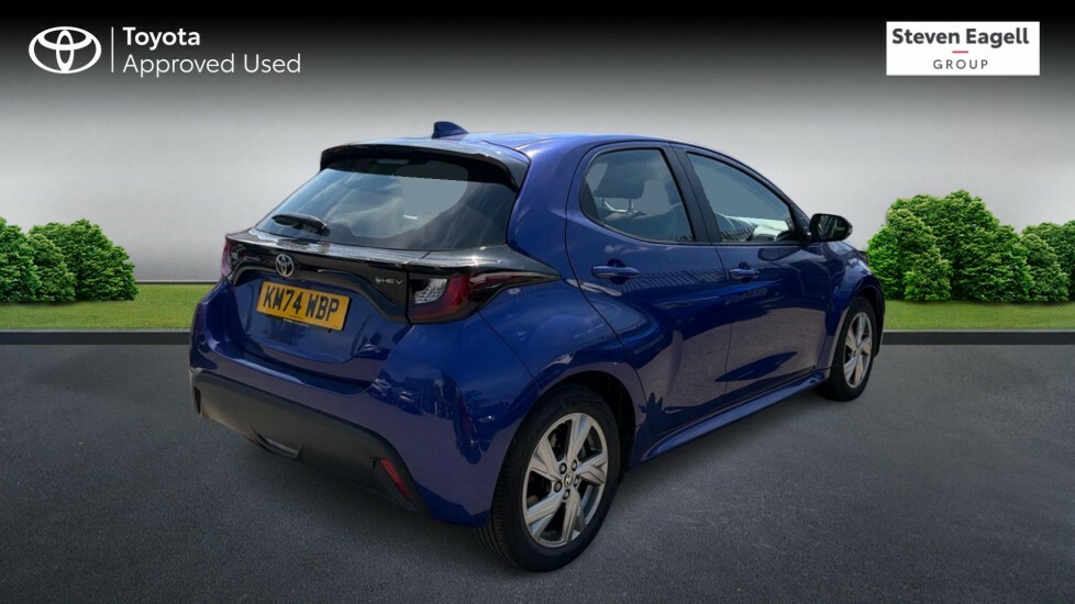 Toyota Yaris 1.5 Vvt-h Icon Hatchback Hybrid E-cvt E KM74WBP Blue #2