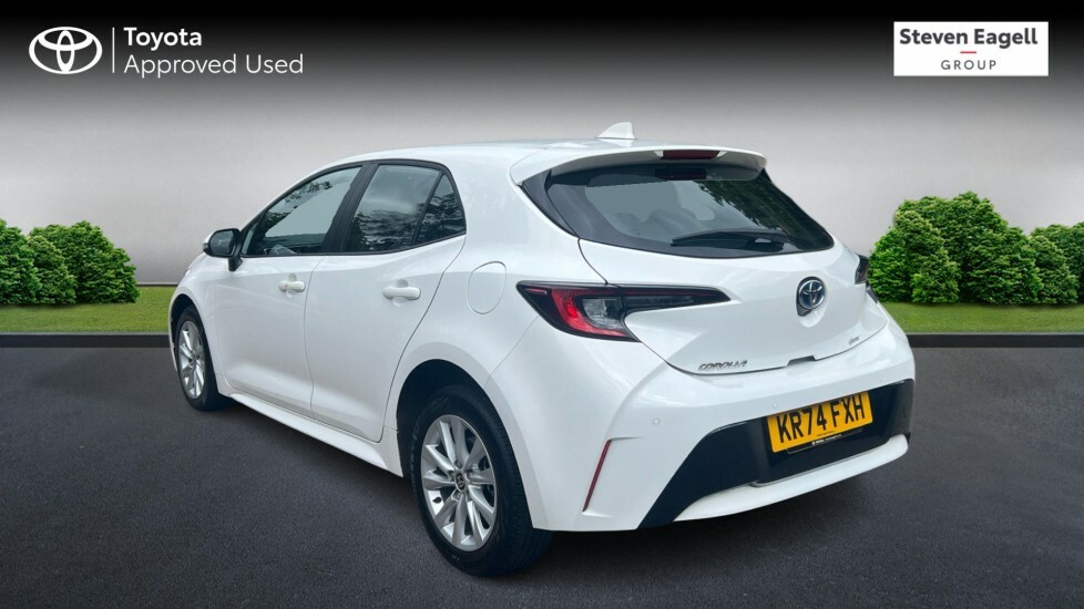 Toyota Corolla 1.8 Vvt-h Icon Cvt Euro 6 Ss White #4