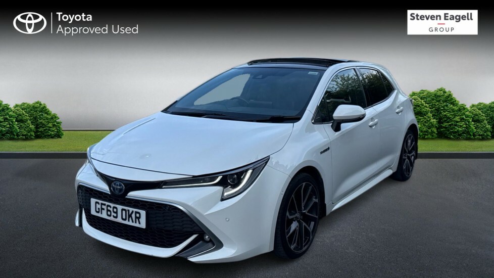 Toyota Corolla 1.8 Vvt-h Excel Cvt Euro 6 Ss White #3