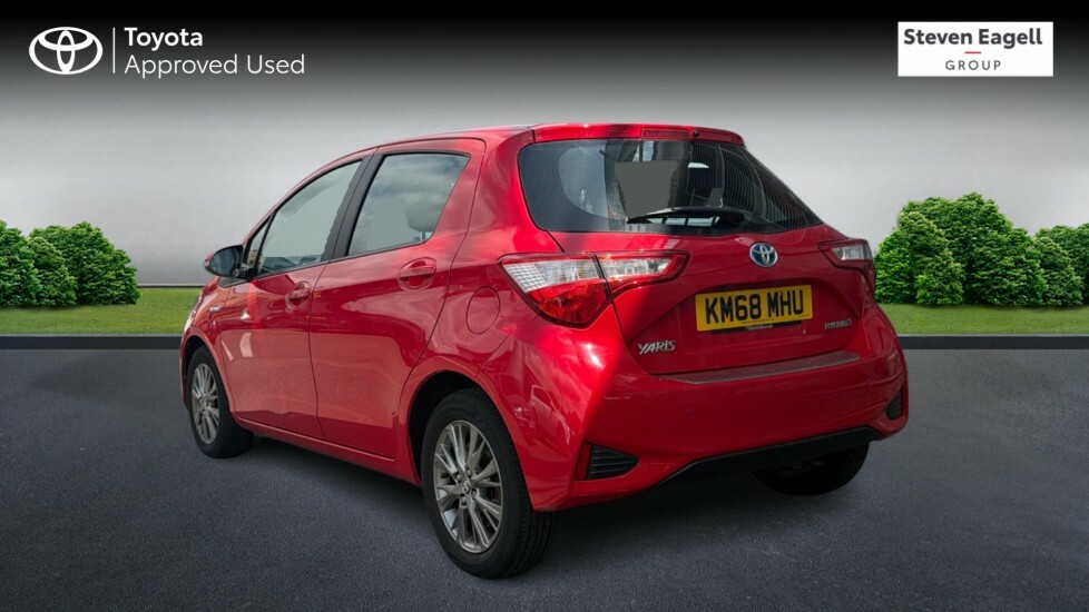 Toyota Yaris 1.5 Vvt-h Icon E-cvt Euro 6 Ss Red #4