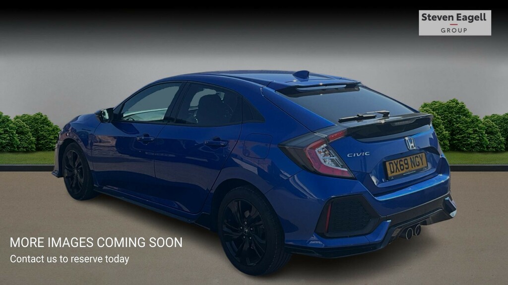 Honda Civic 1.5 Vtec Turbo Gpf Sport Cvt Euro 6 Ss Blue #2