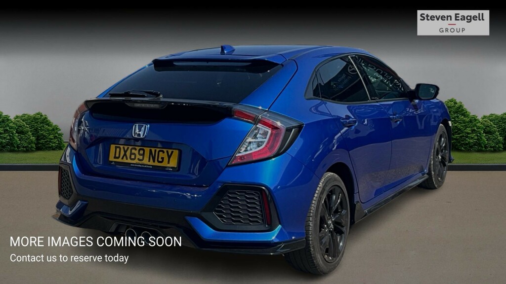 Honda Civic 1.5 Vtec Turbo Gpf Sport Cvt Euro 6 Ss Blue #4
